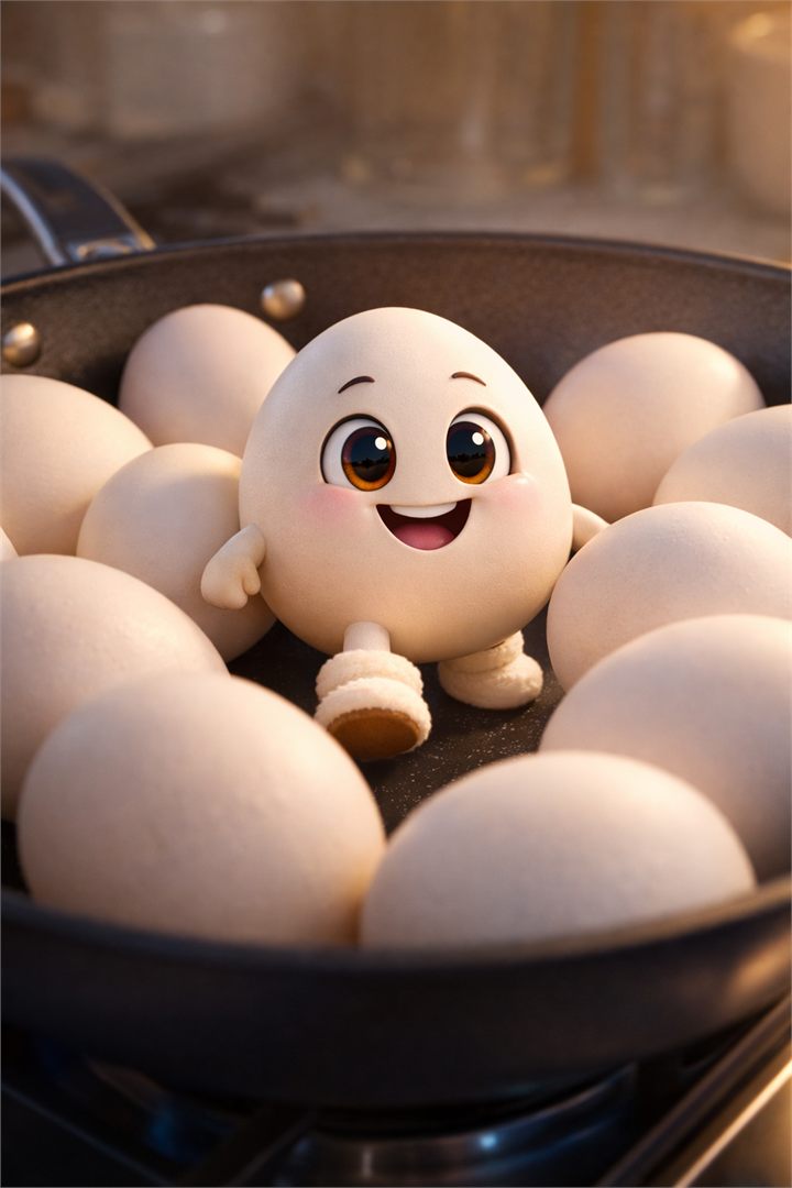 Personagem Ovo